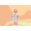 BABY born Kleid Wiesenblumen, 43 cm