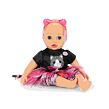 BABY born Kleid mit Katzenmotiv, 43 cm