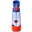 b.box Lahev na pití s brčkem 600 ml - Superman