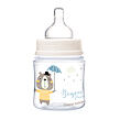 Canpol babies Fľaša so širokým hrdlom BONJOUR PARIS 120ml modrá
