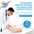 T-tomi Ortopedické abdukčné nohavičky - suchý zips, hedgehogs, 3-6 kg
