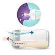 Philips AVENT Fľaša Natural Response s ventilom AirFree 260 ml, 1m+, medveď