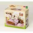 Sylvanian Families Nábytek - dvojlůžko s nočním stolkem