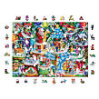 Wooden City Drevené puzzle XL,1010 dielikov, Snehové gule
