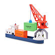 New Classic Toys Kontejnerový jeřáb - Harbor Line