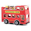 New Classic Toys Červený mestský autobus + 9 figúrok cestujúcich
