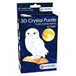 3D Krystal puzzle Sova biela