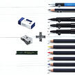 FABER-CASTELL Popisovač Comic Illustration sada 15 ks