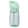 b.box Láhev na pití s brčkem Junior 380 ml - spearmint