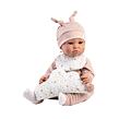 Llorens 74508 NEW BORN realistická bábika bábätko so zvukmi a mäkkým látkovým telom 45 cm