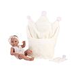 Llorens 73814 NEW BORN dievčatko, realistická bábika bábätko s celovinylovým telom 40 cm