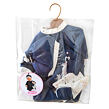 Llorens M741-12 Obleček pre bábiku bábätko NEW BORN veľkosti 40–42 cm s doplnkami