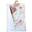 Llorens M738-88 Obleček pre bábiku bábätko NEW BORN veľkosti 40–42 cm s doplnkami