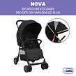 Asalvo NOVA športový kočík 0m-15kg, čierny