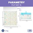 Asalvo Hracia podložka PLAY MAT XL 120 * 180cm Animals-city