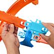 Set gonflabil Hot Wheels Track Creator cu booster