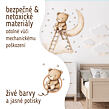Sipo Nástenné samolepky do detskej izby, Teddy bear on a ladder