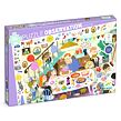 DJECO Vyhledávací puzzle Narozeninová party - 53 pcs