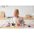 Cubika Pastel Barevné domečky - dřevěná stavebnice 30 dílů