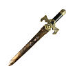 Rappa Rytiersky meč zlatý s puzdrom a so zvukmi