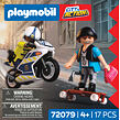 Playmobil Prenasledovanie na motorke
