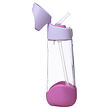 b.box Lahev na pití s brčkem 600 ml - sugar plum