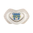 CANPOL BABIES A - Set symetrických silikonových dudlíků 0-6m BONJOUR PARIS modrý 