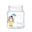 Canpol babies Fľaša so širokým hrdlom BONJOUR PARIS 120ml modrá