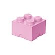 LEGO úložný box 4 - svetlo ružová