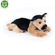 Plyšový pes 3 druhy ležiace so zvukom, jack russel, labrador a nemecký ovčiak, 18cm ECO-FRIENDLY