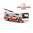 Rappa Trolejbus hlásí zastávky česky s funkčními dveřmi, 28 cm