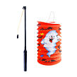 Rappa Lampion Halloween 15 cm so svietiacou paličkou 39 cm