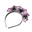 Rappa Čelenka Halloween fialová s pavouky
