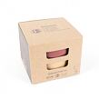 Dantoy Tiny Bio misky Nude/Red 2ks 0m+