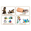 Wooden City Drevené puzzle XL,1010 dielikov, Snehové gule