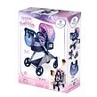DeCuevas 81776 Skladací kočík pre bábiky 3 v 1 s taškou Magic Bubble 2024 - 73 cm