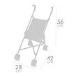 DeCuevas 90080 COCO 2024 Carucior pliabil pentru papusi club de golf - 56 cm