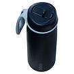 b.box Nerezová termolahev s brčkem 690 ml - midnight