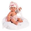Llorens M26-314 Obleček pre bábiku bábätko NEW BORN veľkosti 26 cm s doplnkami