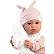Llorens 74508 NEW BORN realistická bábika bábätko so zvukmi a mäkkým látkovým telom 45 cm