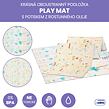 Asalvo Hracia podložka PLAY MAT XL 120 * 180cm Animals-city