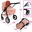 Five O Nine Crew 2-in-1 Puppenwagen rosa