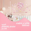 Sipo Nástenné samolepky do detskej izby, Pink Butterflies