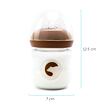 Kidnort Kojenecká lahvička Blabaer 125ml hnědá 0-3m