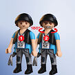 Playmobil Prenasledovanie na motorke