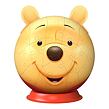Ravensburger Puzzle cu minge și urechi Winnie the Pooh, 77 de piese