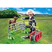 Playmobil Hasiči pri záchrane zvierat