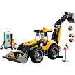 LEGO® City 60480 Žltý nakladač s rýpadlom