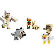 LEGO® Minecraft® 21592 Kurací džokej a útok v púšti