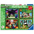 Puzzle Ravensburger Minecraft 4x100 piese